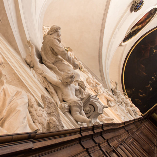 Thomas Blanchet réfectoire et escalier baroques Sandrillon in Lyon